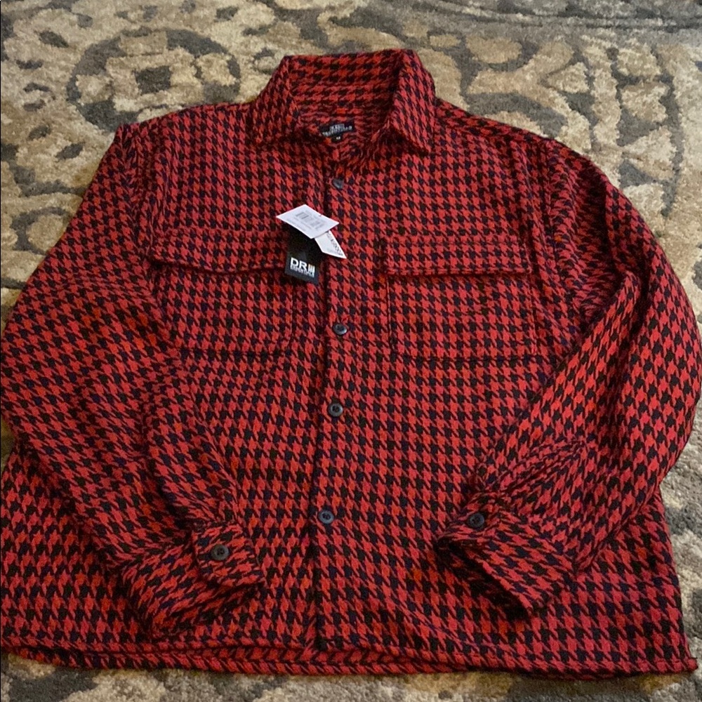 Red and Black DR Essentials Shirt/Jacket